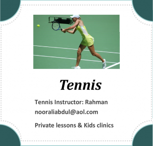 Tennis Instructor Rahman